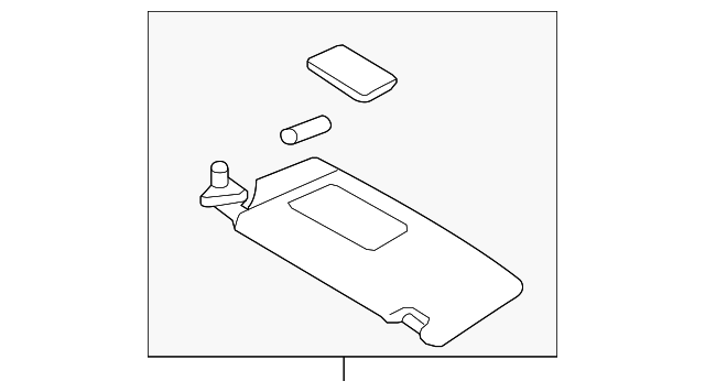 74310-AC292-B2 Деталь SUNVISOR, RIGHT