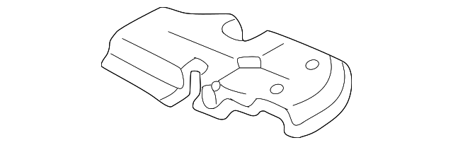 10273351 Деталь HEAT SHIELD, LEFT