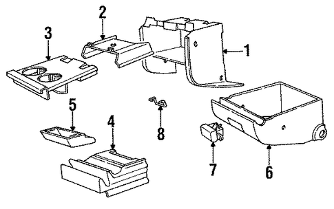 Grand Caravan FRONT CONSOLE