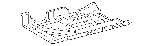 58167-48050 Деталь FLOOR COVER, LEFT
