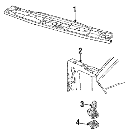 Aerostar RADIATOR SUPPORT