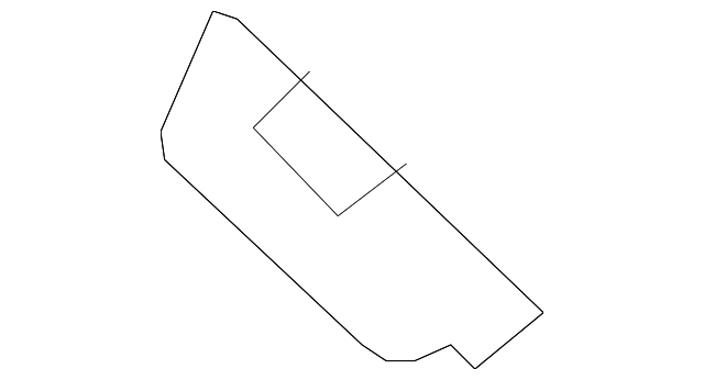 52536-12100 SIDE RETAINER, LEFT