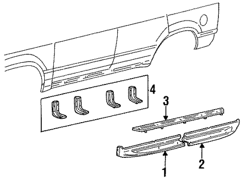 Explorer EXTERIOR TRIM - PILLARS 2
