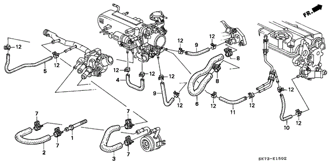 INTEGRA HATCHBACK WATER HOSE (2)