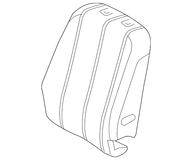 71651-08010 Деталь SEAT BACK PAD, RIGHT
