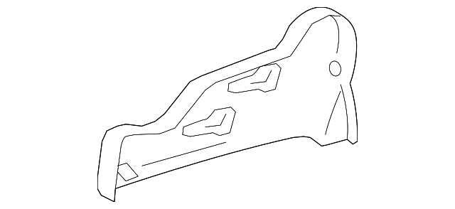 71801-08010-B0 Деталь RECLINE COVER, RIGHT