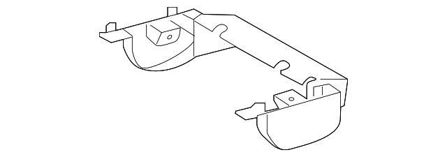 78609-08020-C0 Деталь FRONT LEG ASSY LOCK COVER, RIGHT