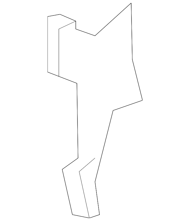 7B0-837-116 Деталь CARRIER RETAINER, RIGHT
