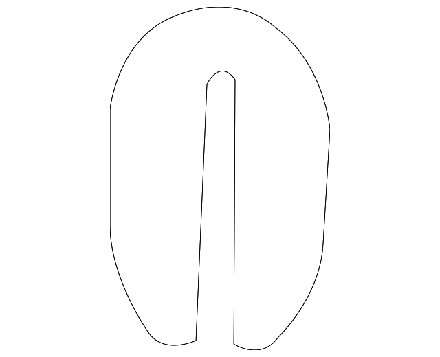 7B0-831-288 Деталь STRIKER SHIM, LEFT
