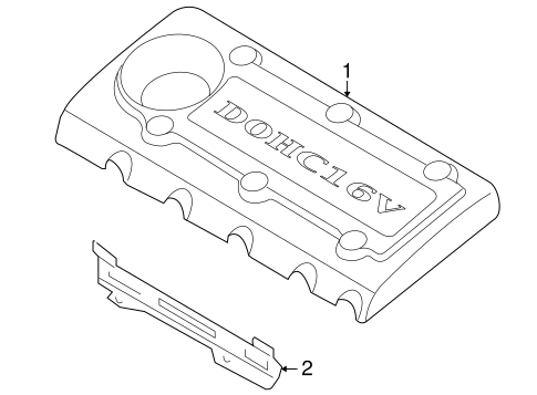 Optima ENGINE APPEARANCE COVER