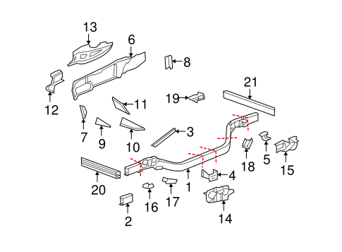 Corvette FRAME & COMPONENTS