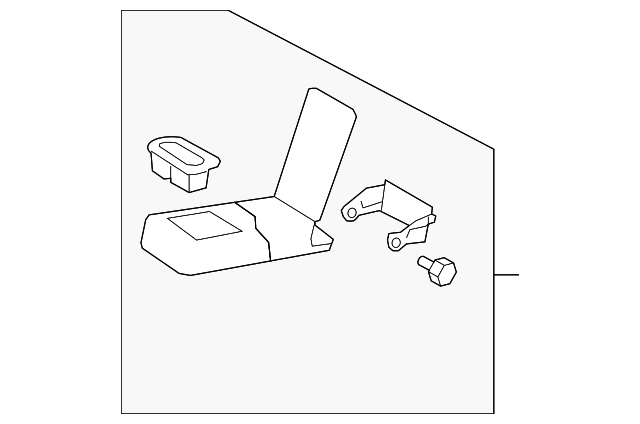 GP9A-88-3B0-02 Деталь ARMREST ASSY