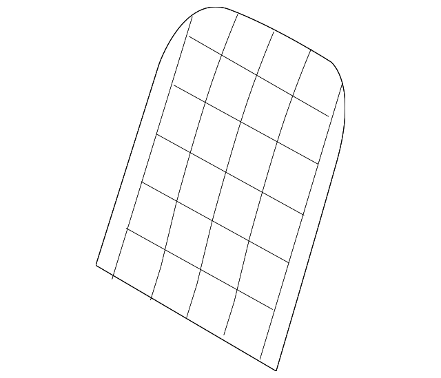 88360-3L200-WKS Деталь SEAT BACK PANEL, RIGHT