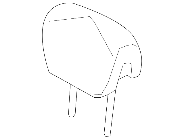 88700-3L100-B9Q Деталь HEADREST, RIGHT