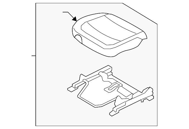 88202-3L262-AEW Деталь CUSHION ASSY, RIGHT