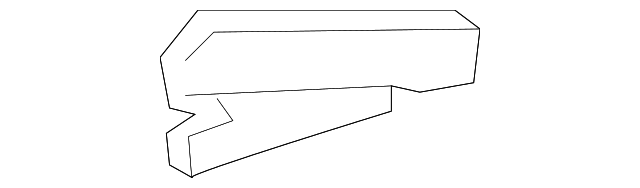 86514-3R000 BUMPER COVER SIDE BRACKET, RIGHT