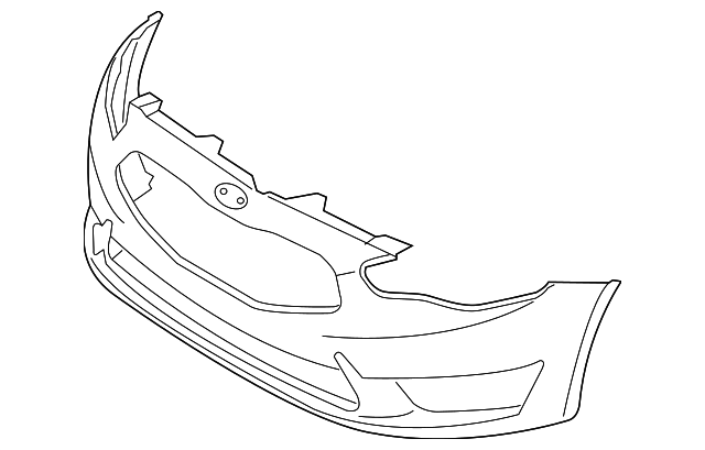 86511-3R501 Деталь BUMPER COVER