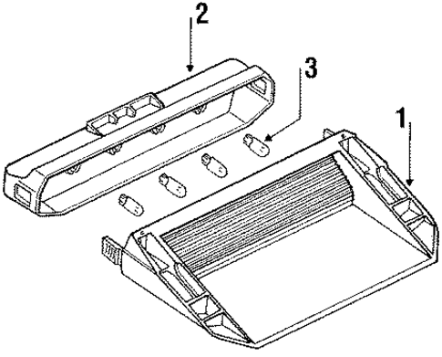 Scirocco GATE MOUNTED STOP LAMPS