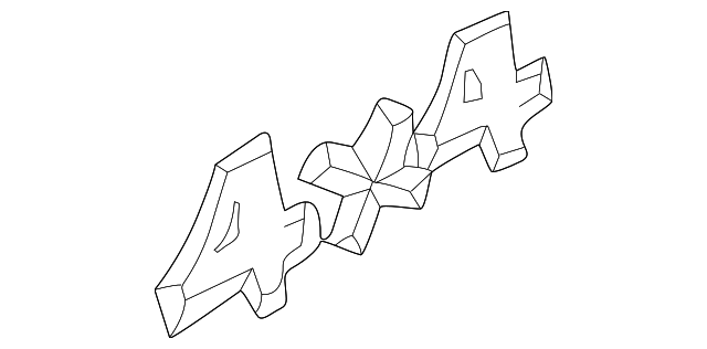5EM89WKK Деталь NAMEPLATE, RIGHT