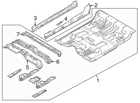 F-150 FLOOR - CAB 2