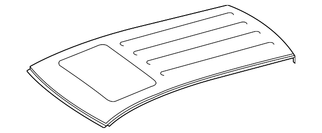 166-650-23-00 Деталь ROOF PANEL
