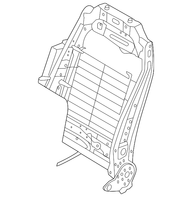 88310-4Z010 Деталь SEAT BACK FRAME