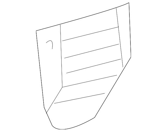 15106172 Деталь VENT COVER, RIGHT