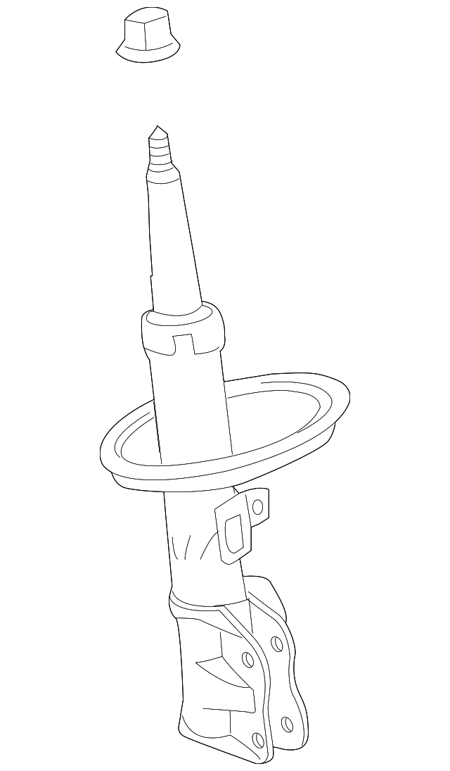 48510-80480 Деталь STRUT, RIGHT