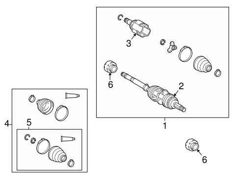 Corolla DRIVE AXLES