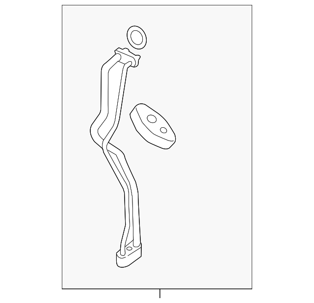 924623JA0B Деталь REAR AC TUBE