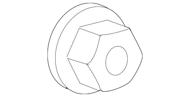 10331732 Деталь HEAT SHIELD NUT, RIGHT