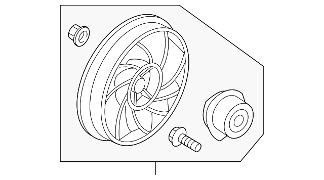 88958078 Деталь FAN MOTOR, LEFT
