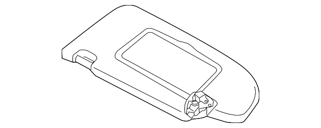 964001PN2B Деталь SUNVISOR, RIGHT