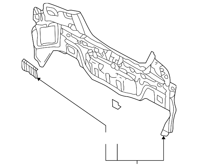 MR344000 Деталь PANEL BELOW LID
