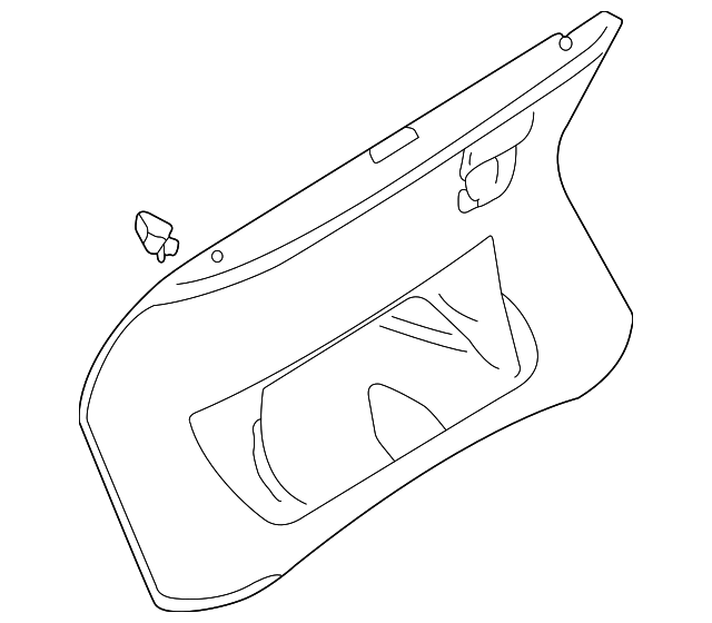 8E5-867-975-F-2Z3 Деталь TRUNK LID TRIM