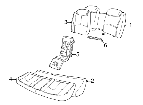 Century REAR SEAT COMPONENTS 2