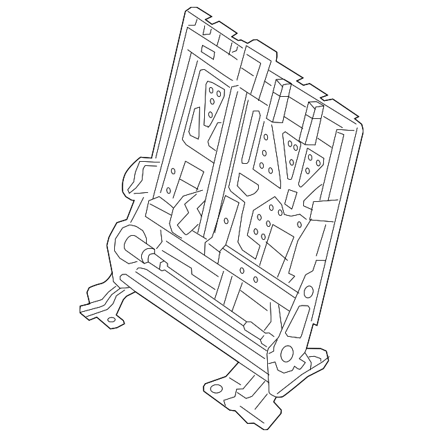 166-920-03-32 Деталь SEAT BACK FRAME, LEFT