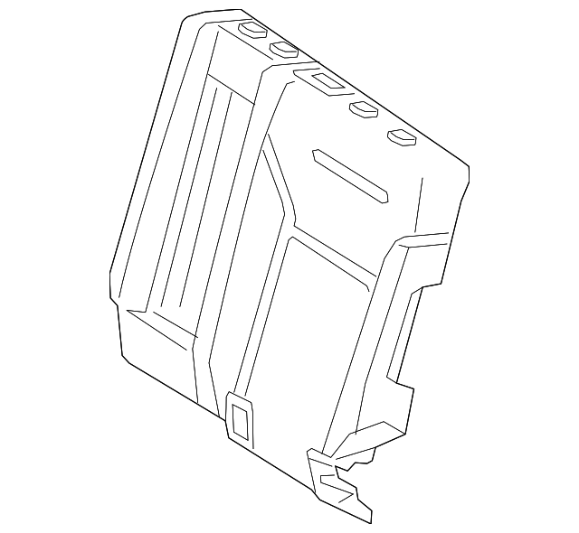 166-920-03-16 Деталь SEAT BACK PAD, LEFT