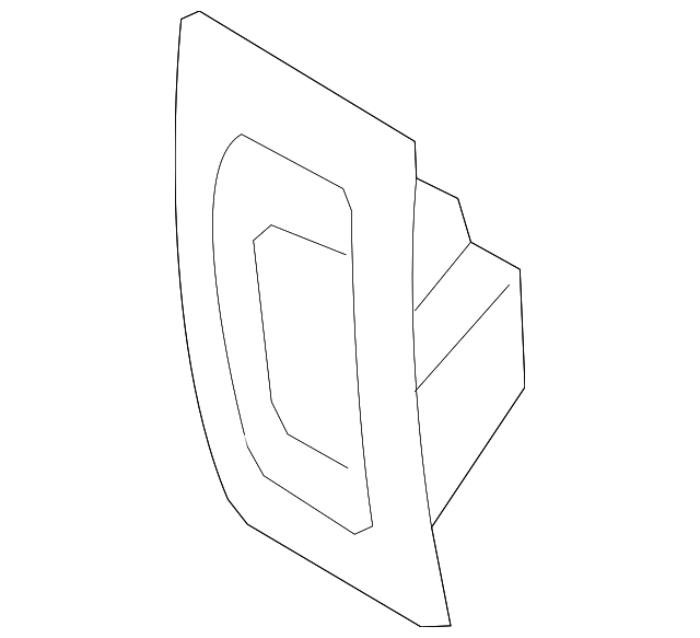 166-924-21-37-7E94 Деталь TRIM BEZEL, LEFT