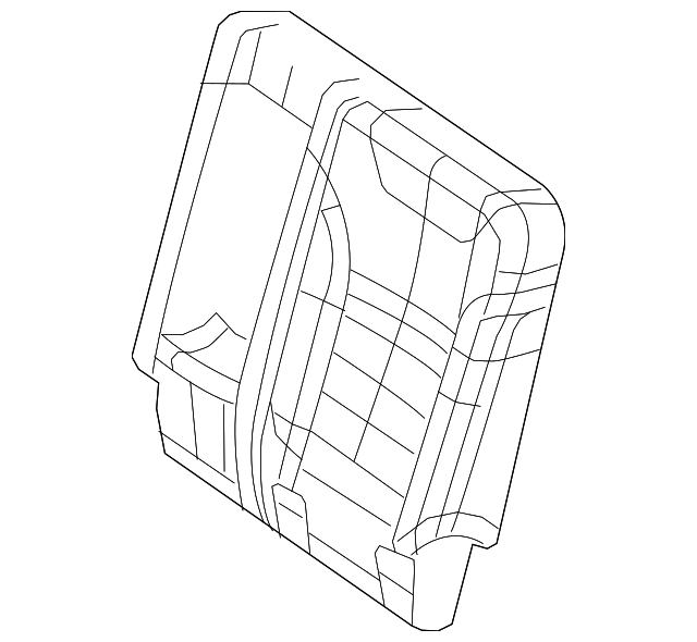 166-920-13-47-7J95 Деталь SEAT COVER, LEFT