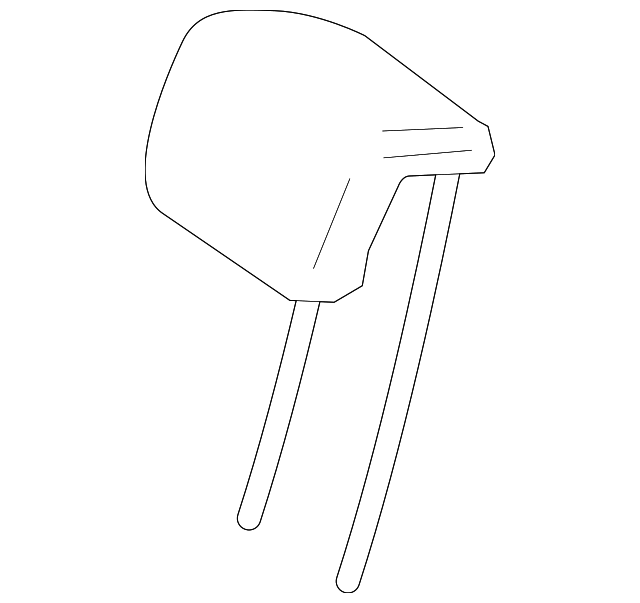 16697010508P13 Деталь HEADREST, RIGHT