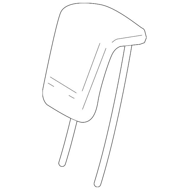 166-970-05-50-9D88 Деталь HEADREST, LEFT