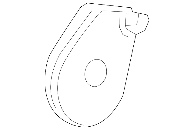 166-921-34-86-7E94 Деталь OUTER COVER, LEFT