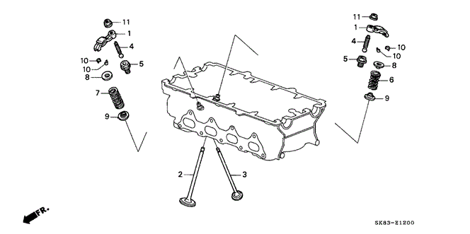 INTEGRA SEDAN ROCKER ARM - VALVE