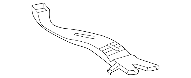 27832-3KA0A Деталь FLOOR DUCT, RIGHT