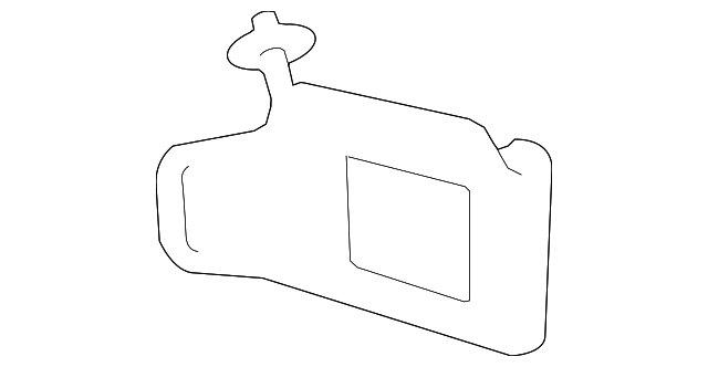 15294769 SUNVISOR, LEFT