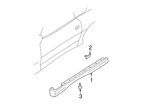 Camaro EXTERIOR TRIM - PILLARS