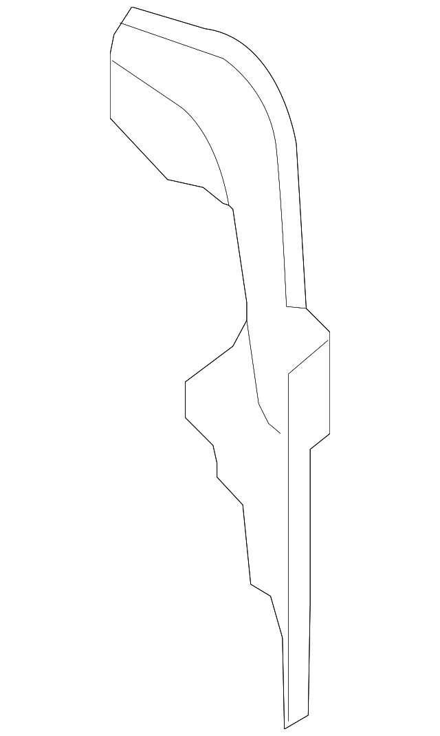 TD11-70-1AXC Деталь LOWER BACK PANEL, RIGHT