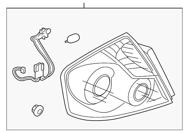 26555EH125 Деталь COMBO LAMP ASSY, LEFT
