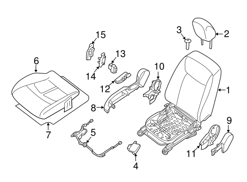 Leaf PASSENGER SEAT COMPONENTS